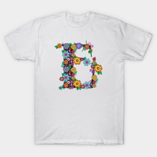 Monogram Letter E T-Shirt